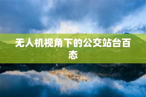 无人机视角下的公交站台百态