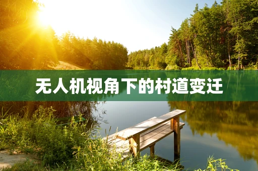 无人机视角下的村道变迁