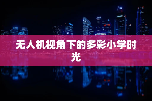 无人机视角下的多彩小学时光