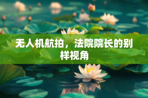 无人机航拍，法院院长的别样视角