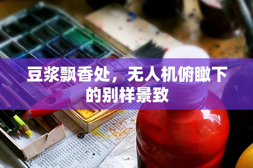 豆浆飘香处，无人机俯瞰下的别样景致