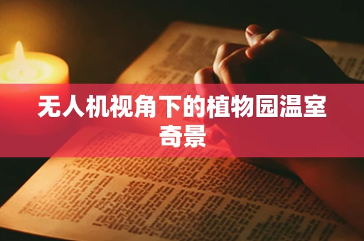 无人机视角下的植物园温室奇景