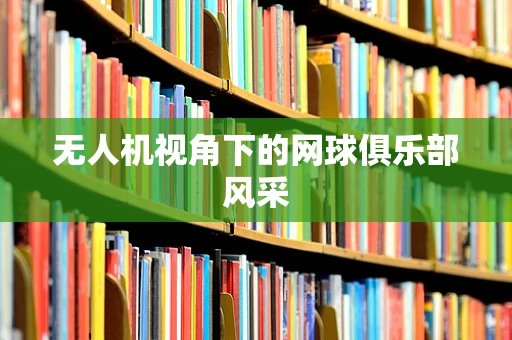 无人机视角下的网球俱乐部风采