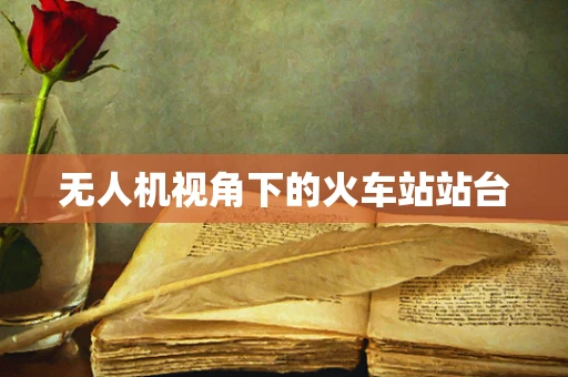 无人机视角下的火车站站台