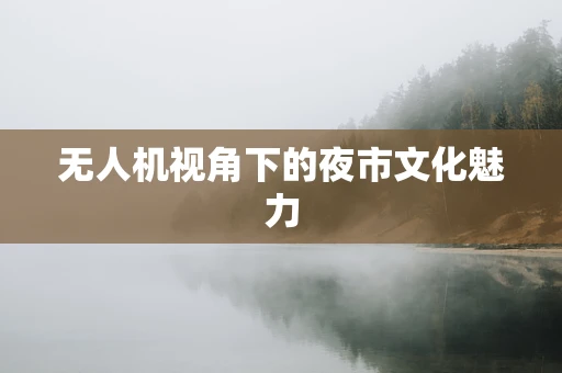 无人机视角下的夜市文化魅力