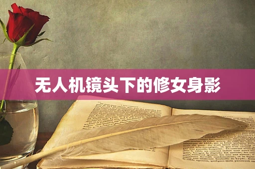 无人机镜头下的修女身影