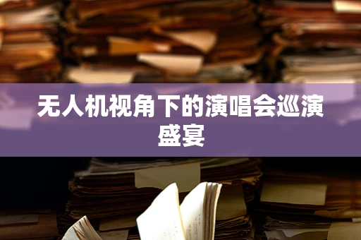 无人机视角下的演唱会巡演盛宴
