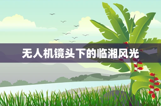 无人机镜头下的临湘风光