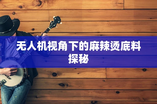 无人机视角下的麻辣烫底料探秘