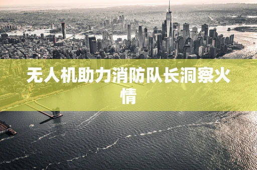 无人机助力消防队长洞察火情
