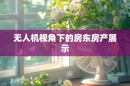 无人机视角下的房东房产展示