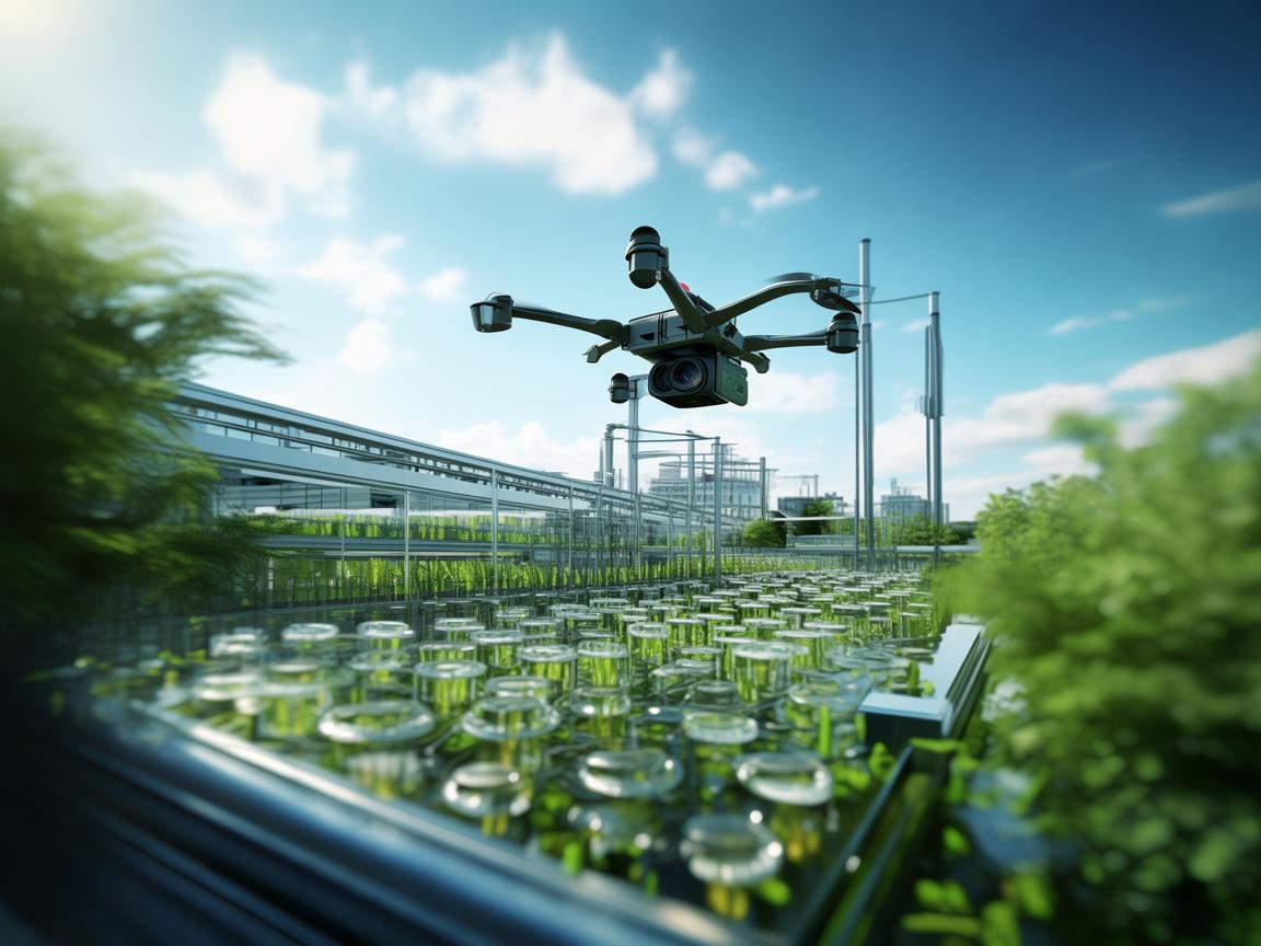 无人机航空拍摄助力微生物学研究