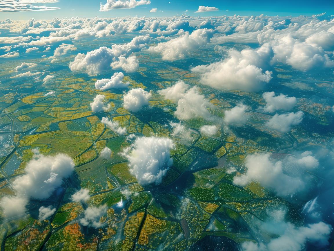 洗衣粉视角下的无人机航空拍摄奇景