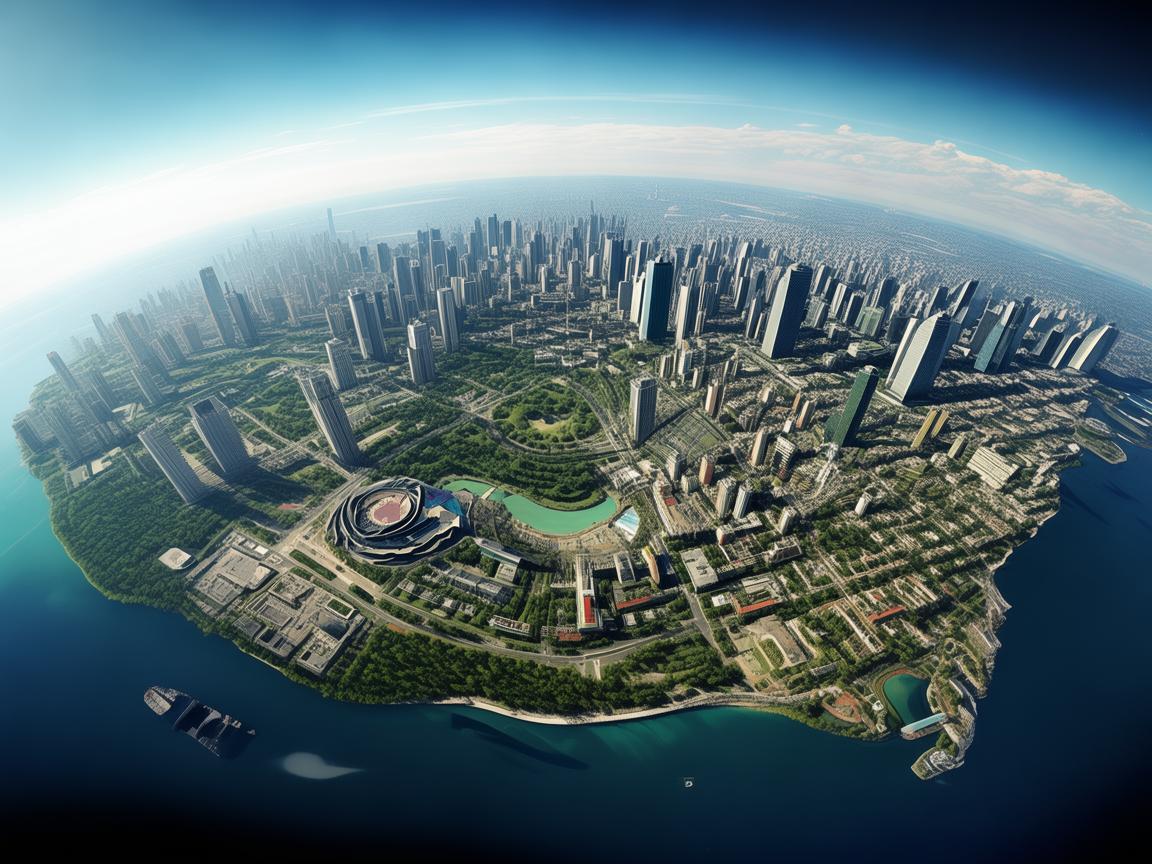 无人机航空拍摄，地球工程学新视角