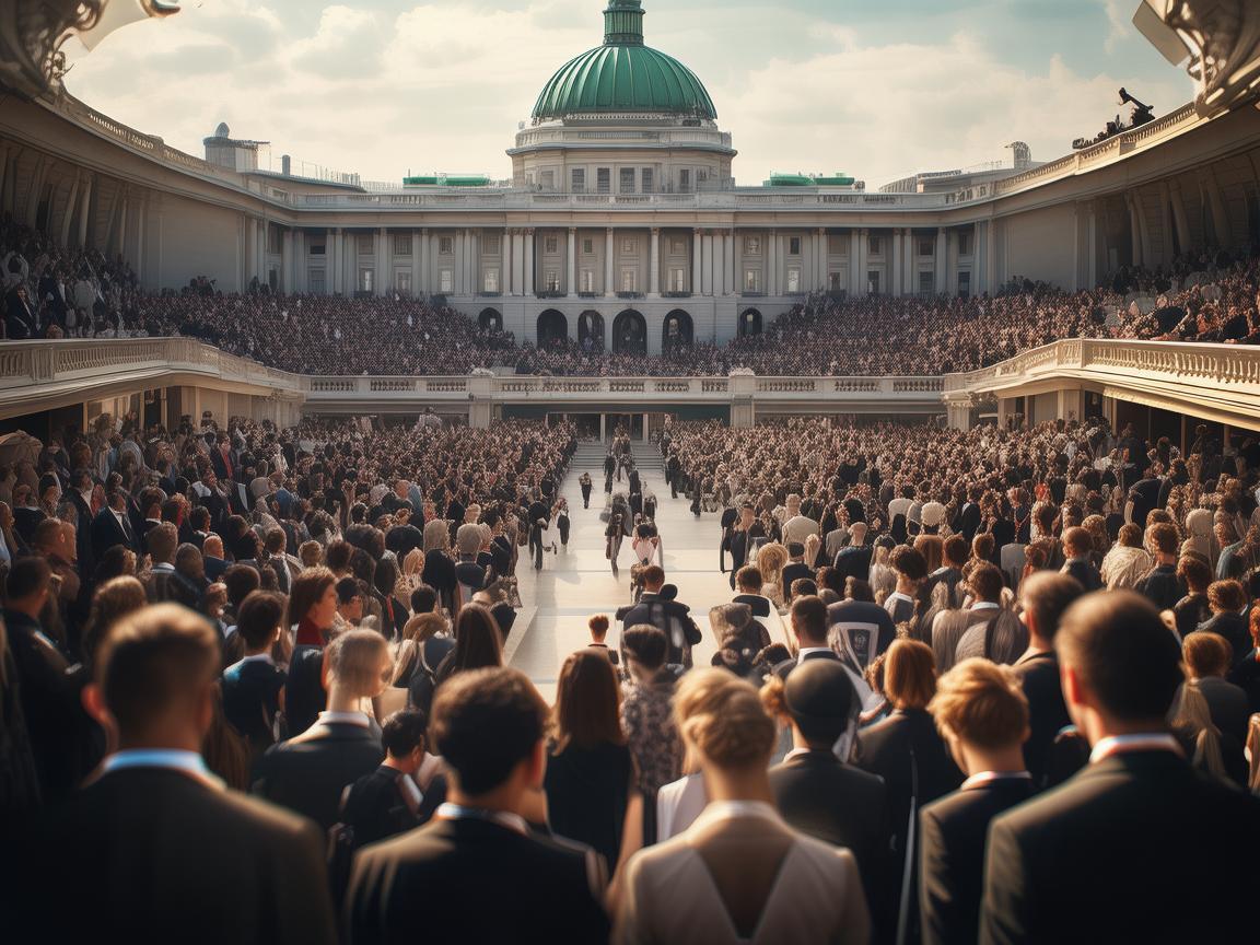 无人机视角下的政治家风采