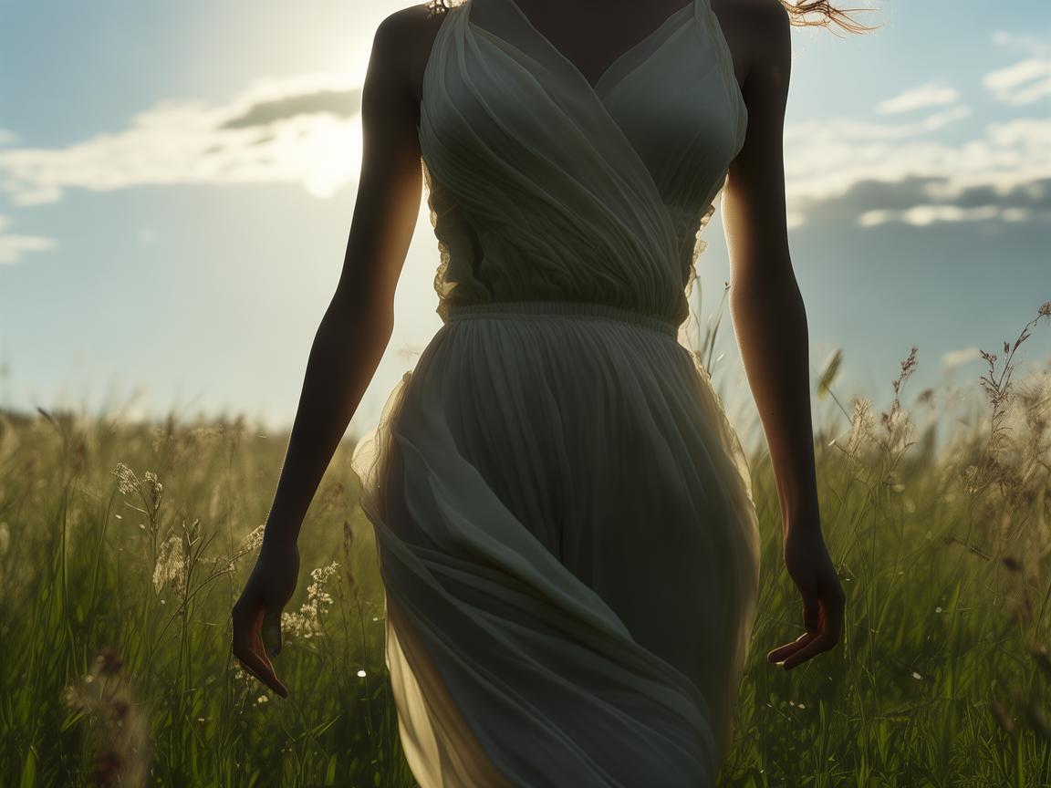 无人机镜头下的模特风采