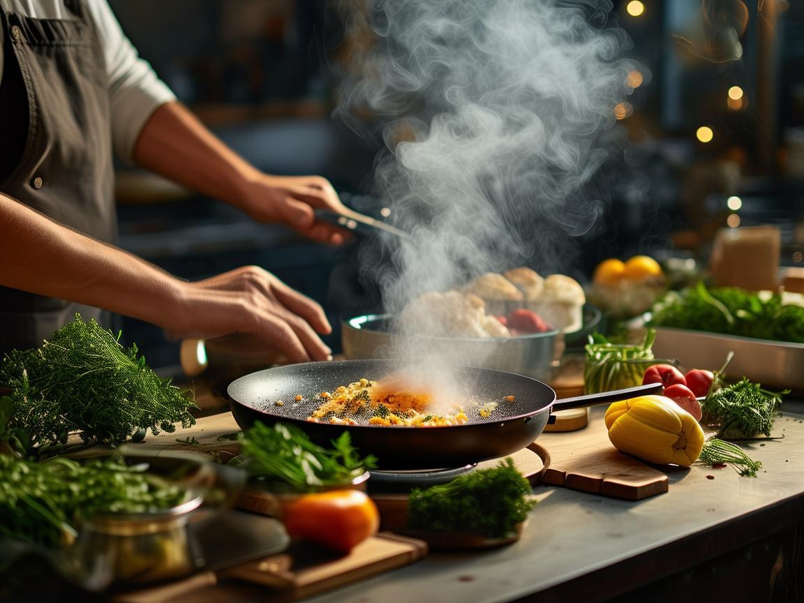 无人机视角下的厨师匠心