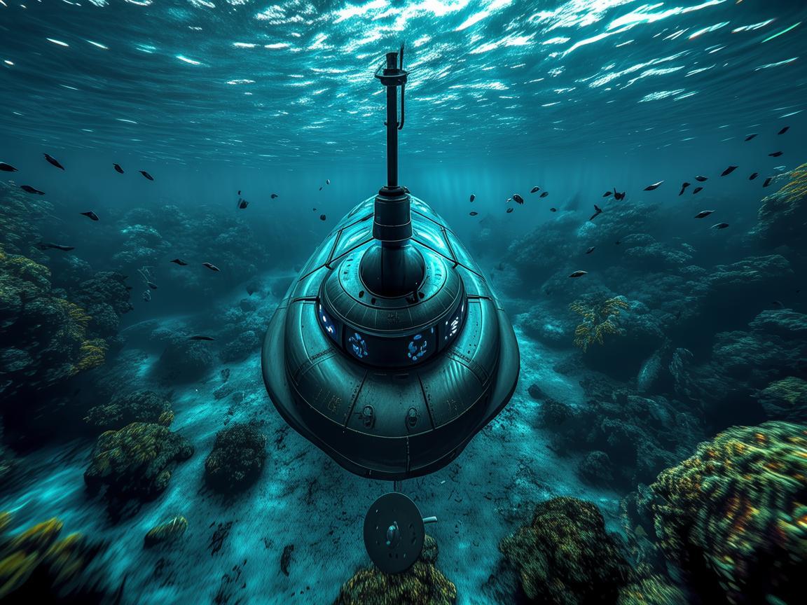 无人机视角下的潜水艇探秘 无人机视角下的潜水艇探秘
