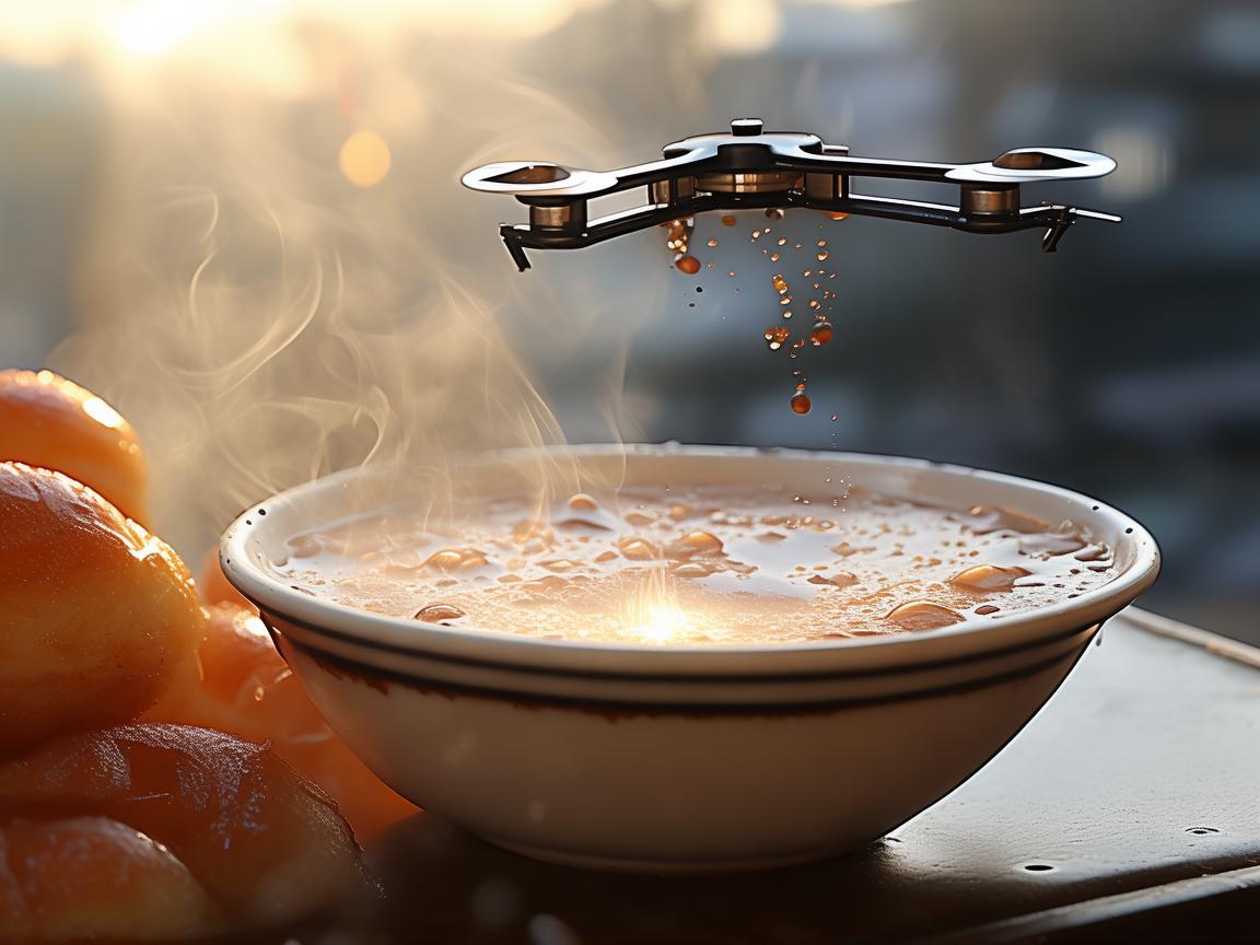 豆浆油条与无人机航空拍摄的奇妙邂逅 豆浆油条与无人机航空拍摄的奇妙邂逅