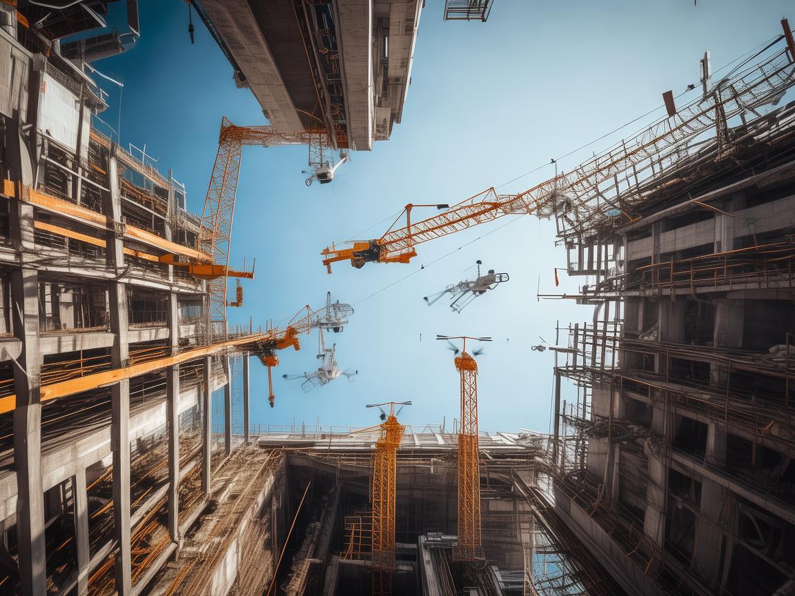 无人机助力工地航空拍摄，开启建设新视角