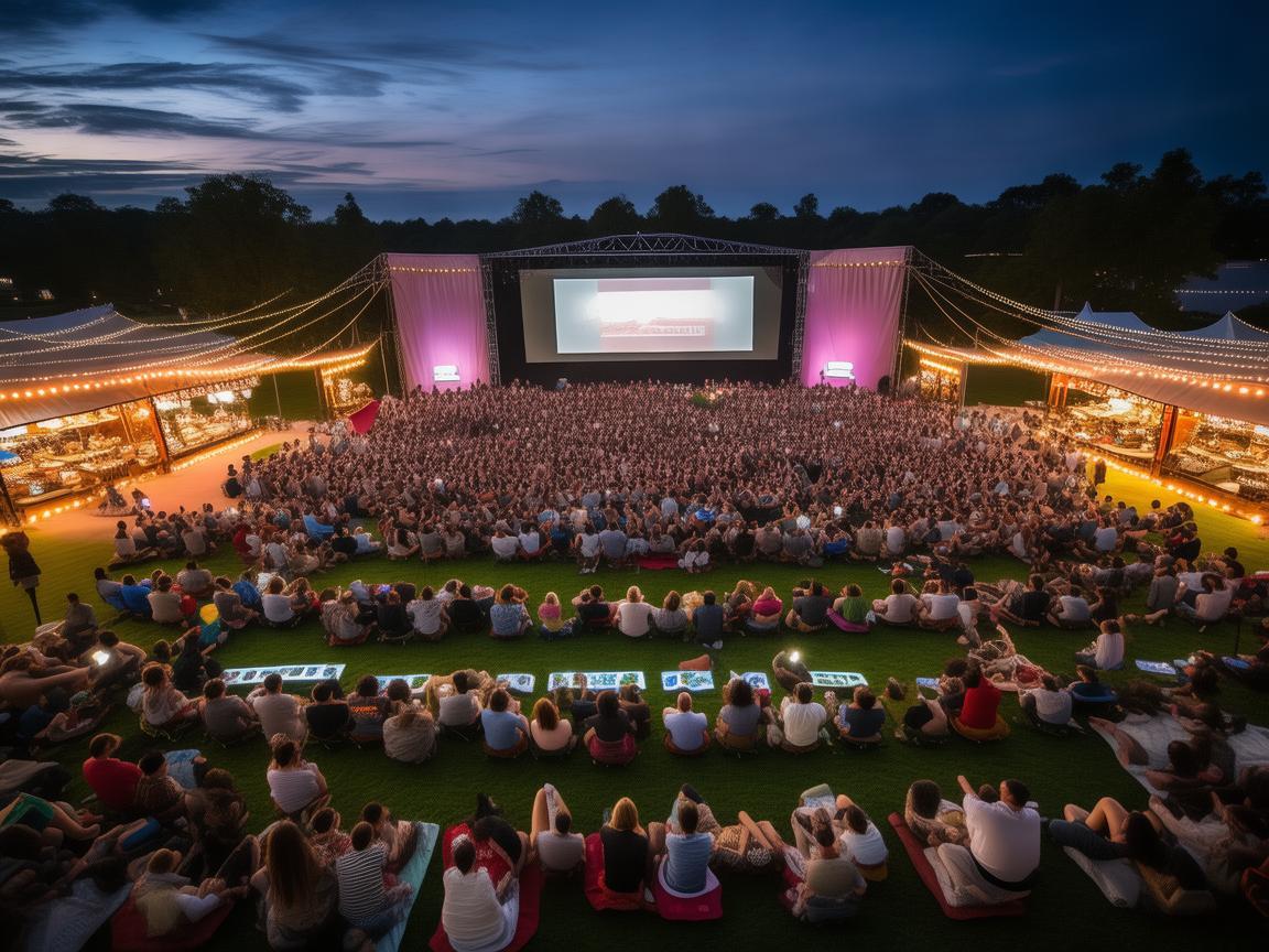 无人机视角下的电影节盛宴