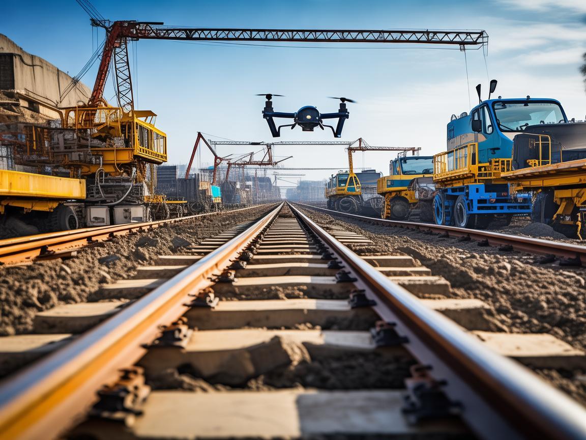 无人机助力铁路工程航空拍摄
