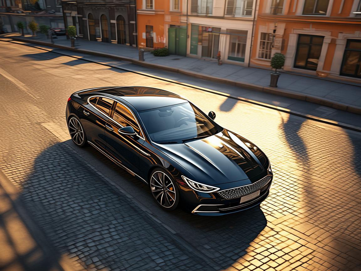 无人机视角下的汽车魅力