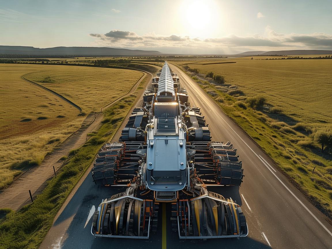 无人机视角下的大型养路机械作业风采