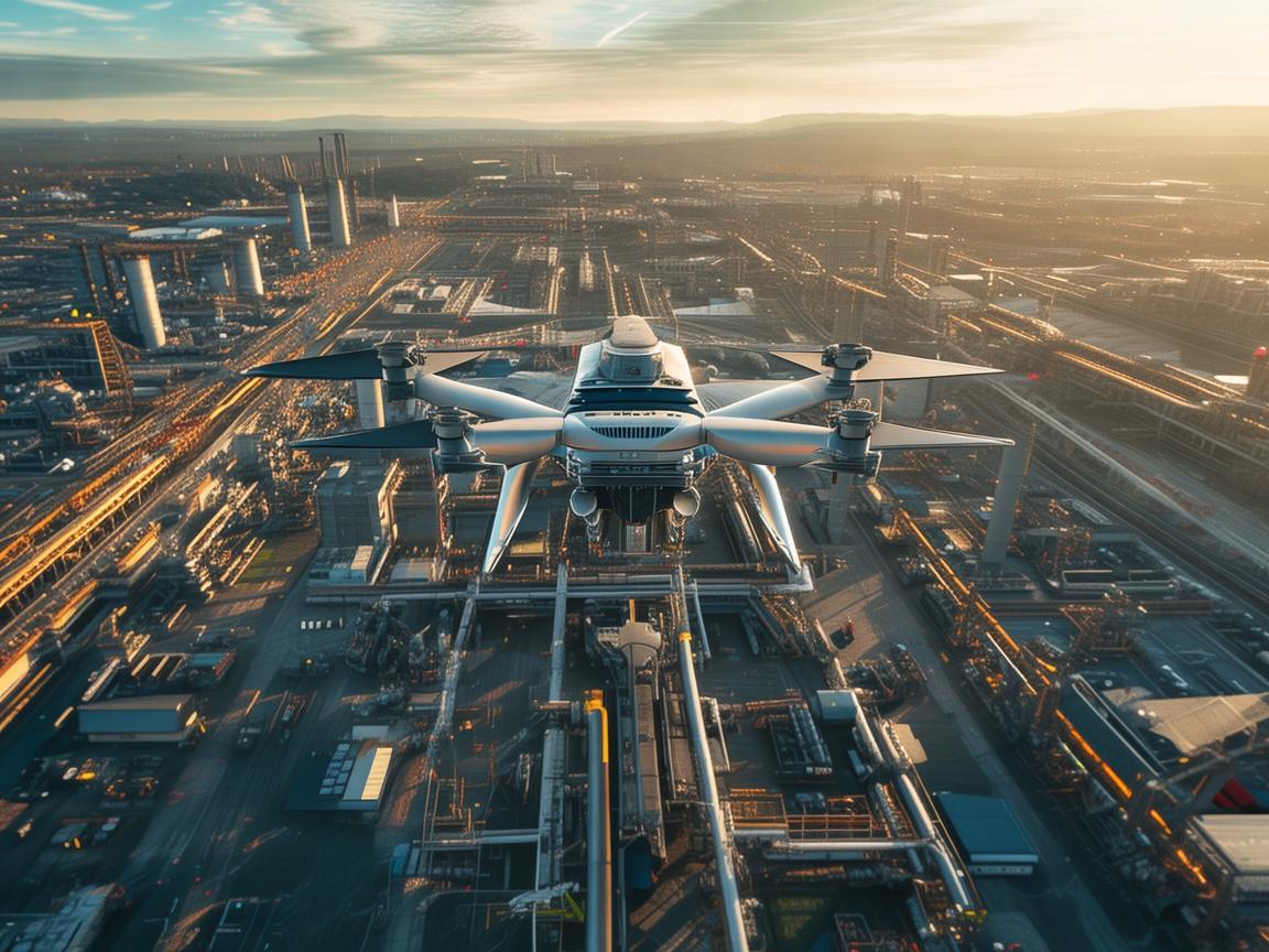 无人机航空拍摄与牵引车协同作业探秘