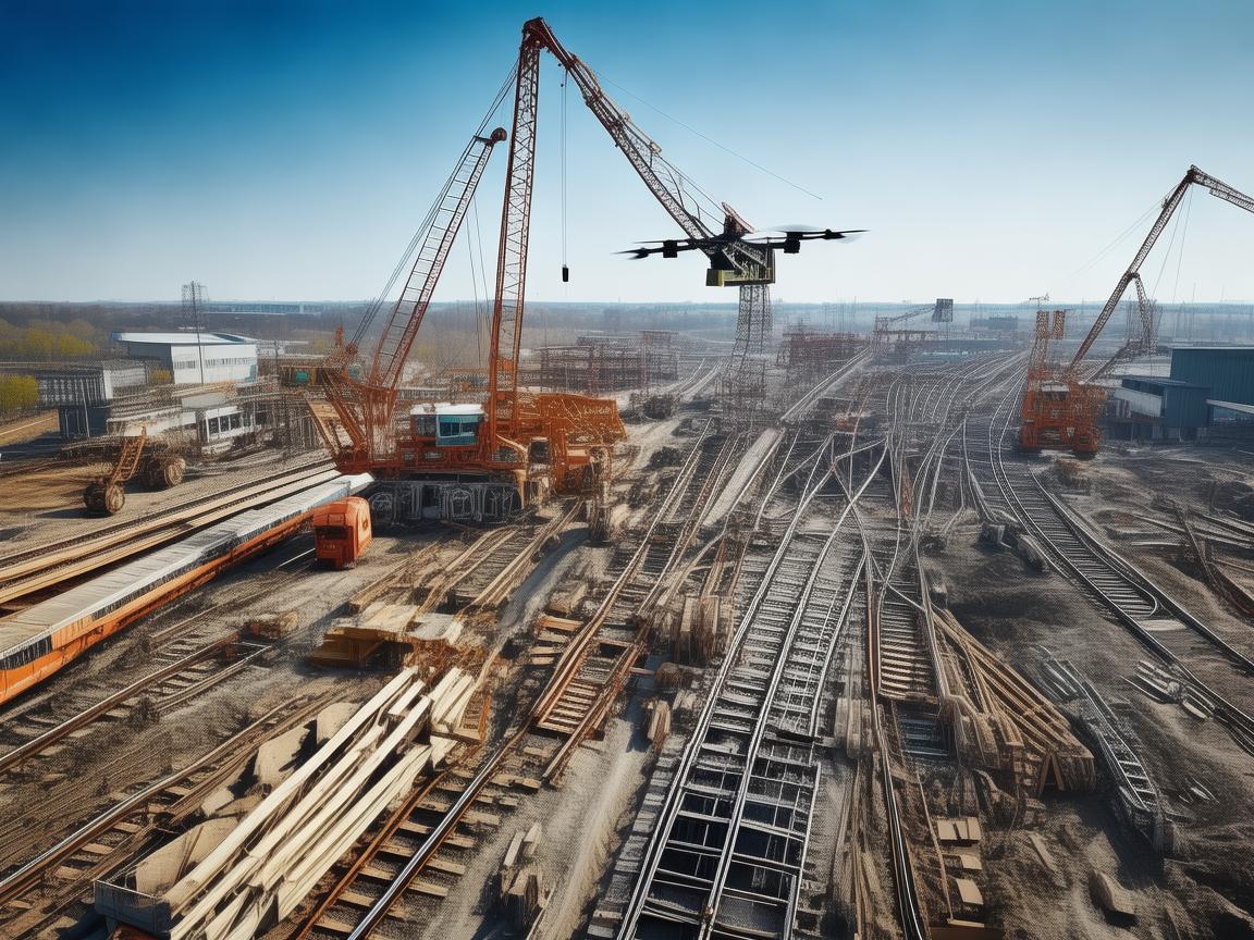 无人机助力铁路工程航空拍摄