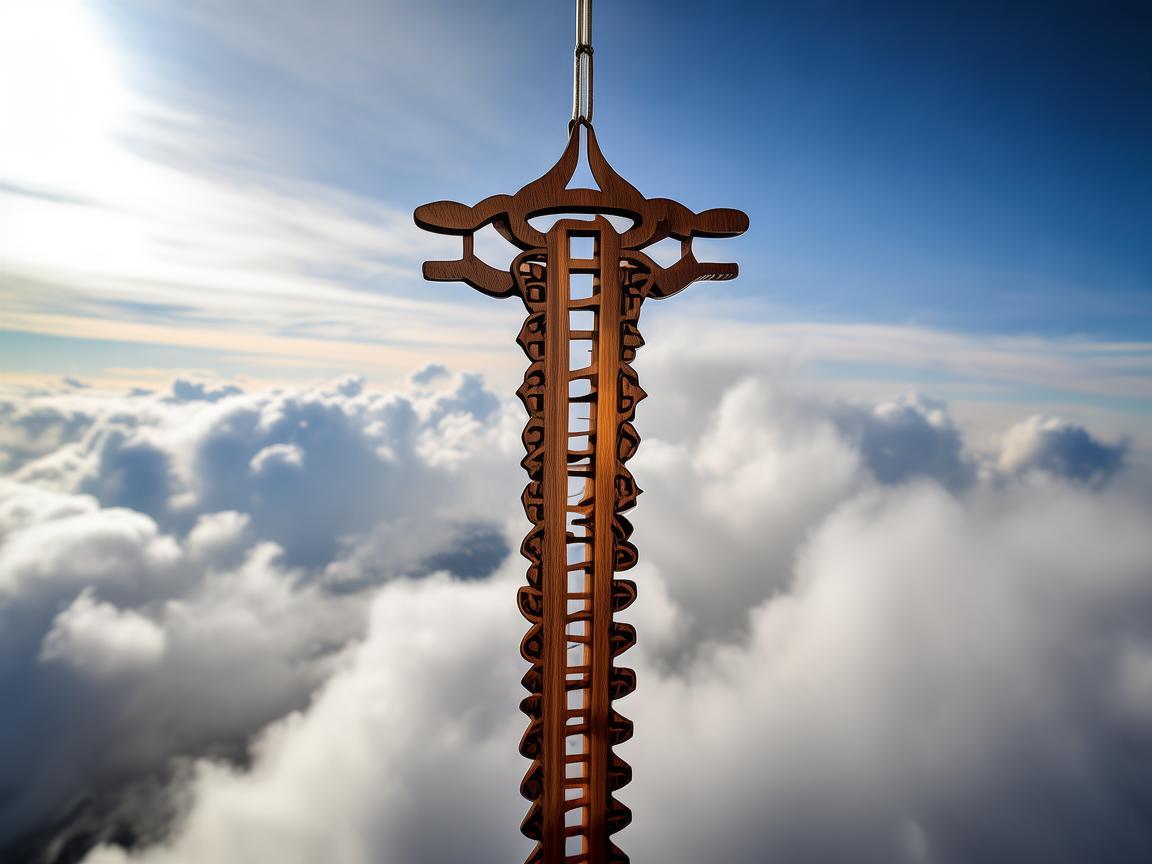 无人机视角下的领带架，独特的空中影像