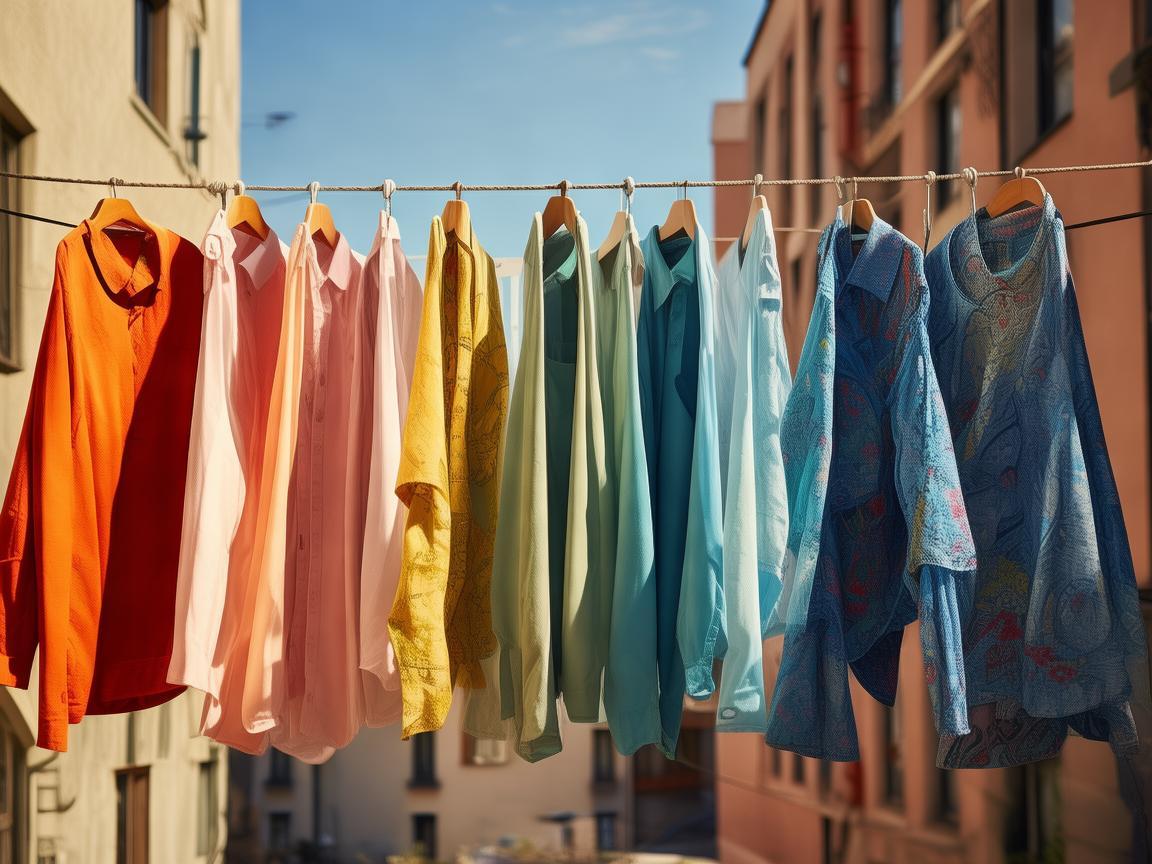 无人机镜头下的衬衫时尚风采