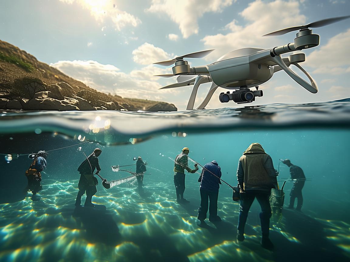 无人机助力，渔民捕捞新视野