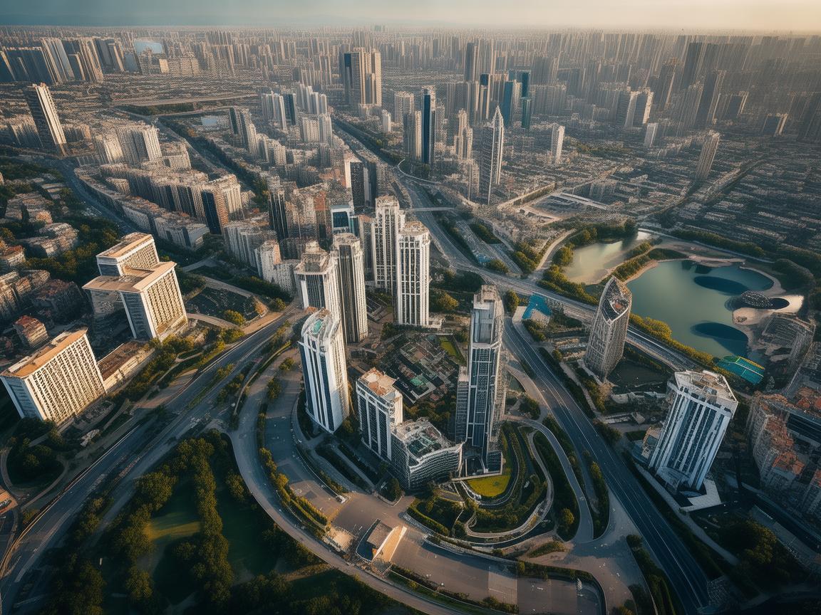 俯瞰鹰潭，无人机镜头下的城市画卷