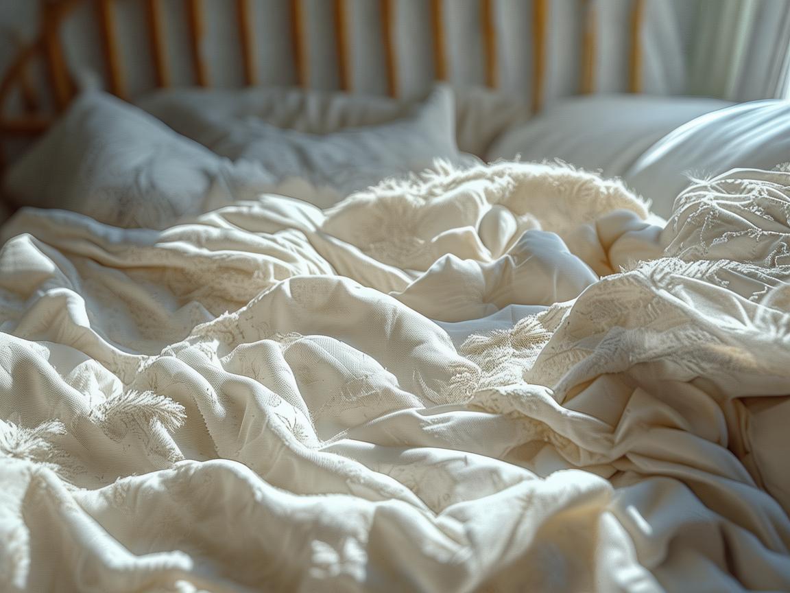 无人机镜头下的被褥故事