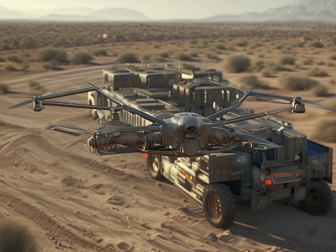 无人机助力爆破器材运输拍摄