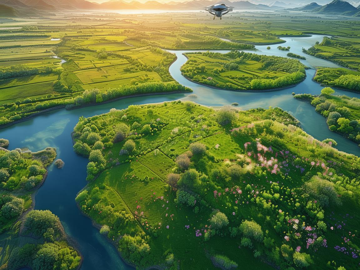 立夏时节，无人机俯瞰大地新貌