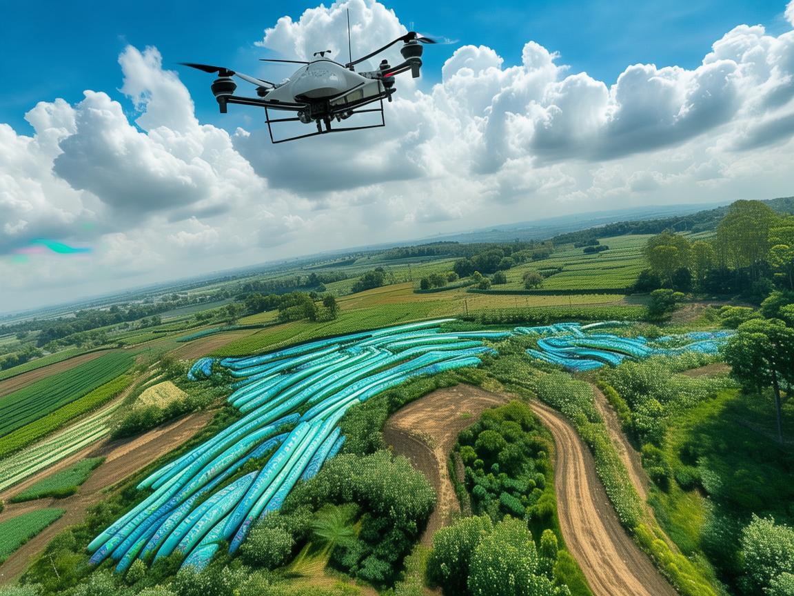 无人机航空拍摄中的软管应用