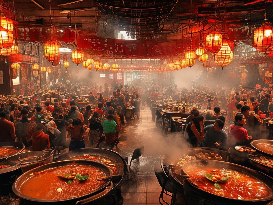 俯瞰成都火锅，领略热辣风情