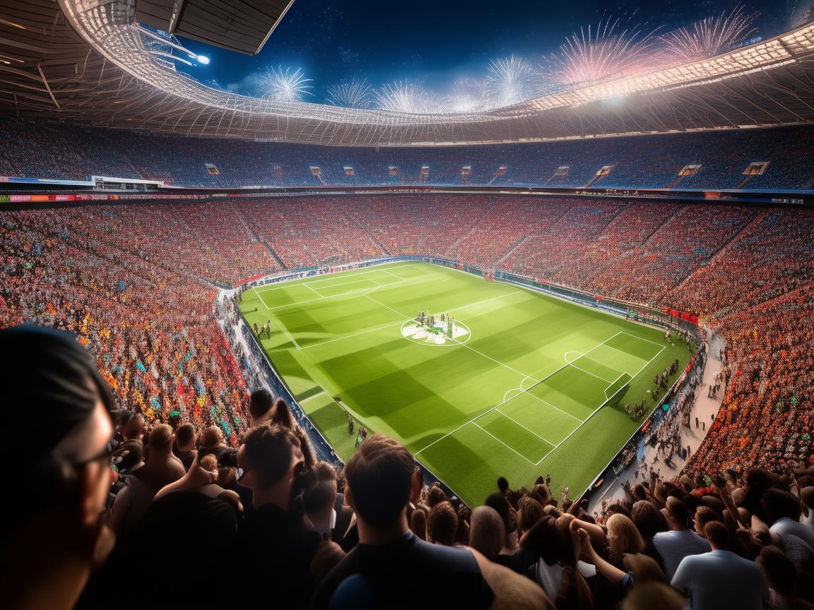 无人机视角下的足球世界杯盛宴
