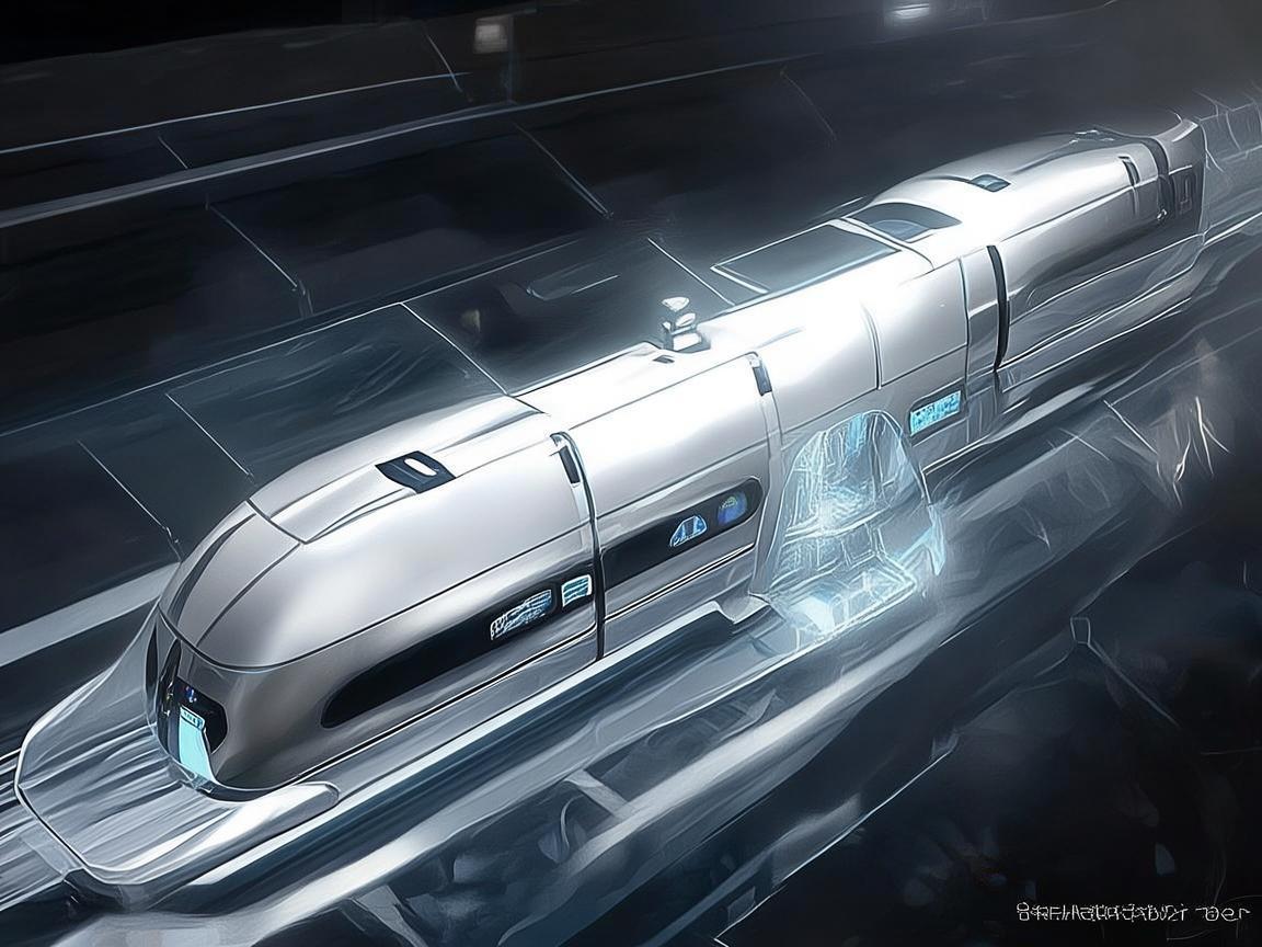 无人机视角下的磁悬浮车厢探秘