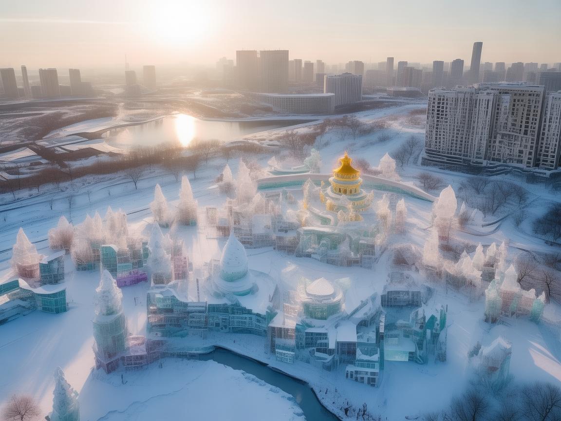 无人机视角下的哈尔滨之美