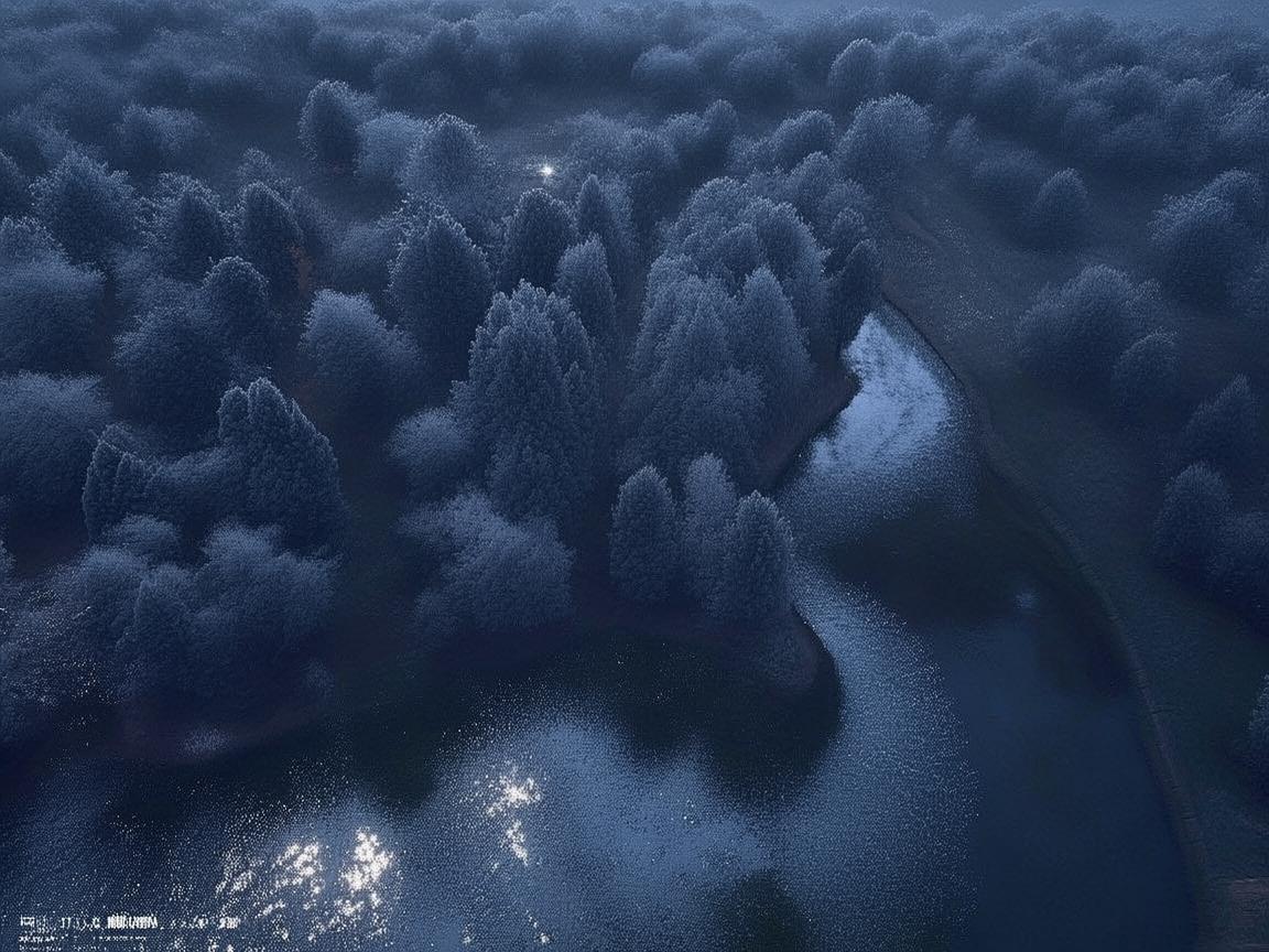 无人机视角下的白银之美