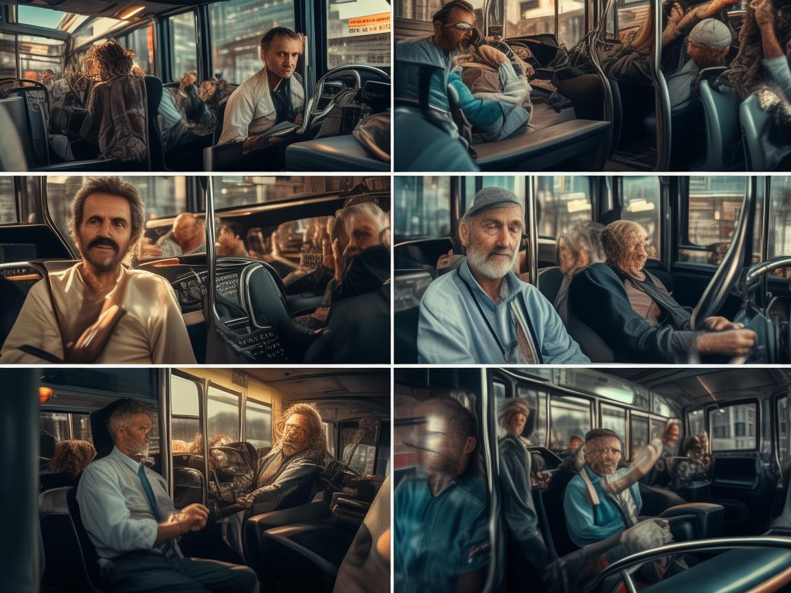 无人机视角下的公交车司机百态