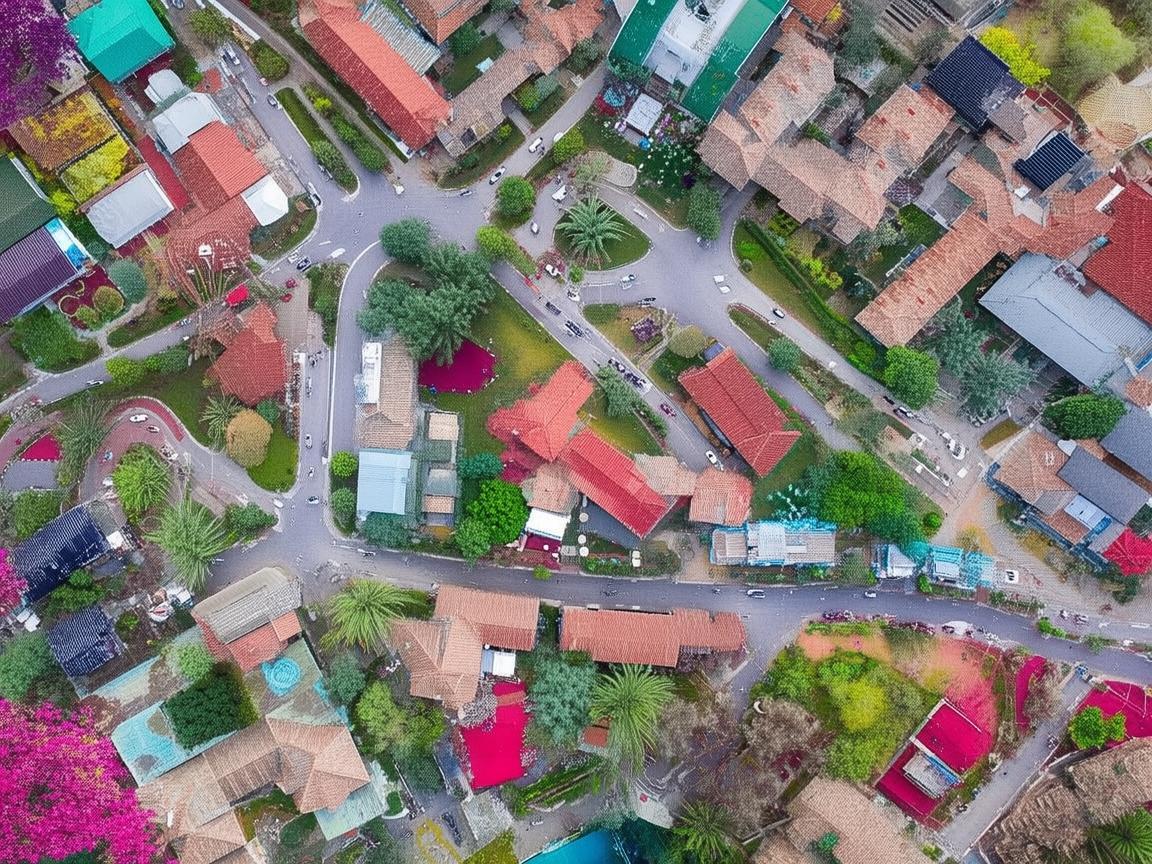 无人机视角下的饺子盛宴