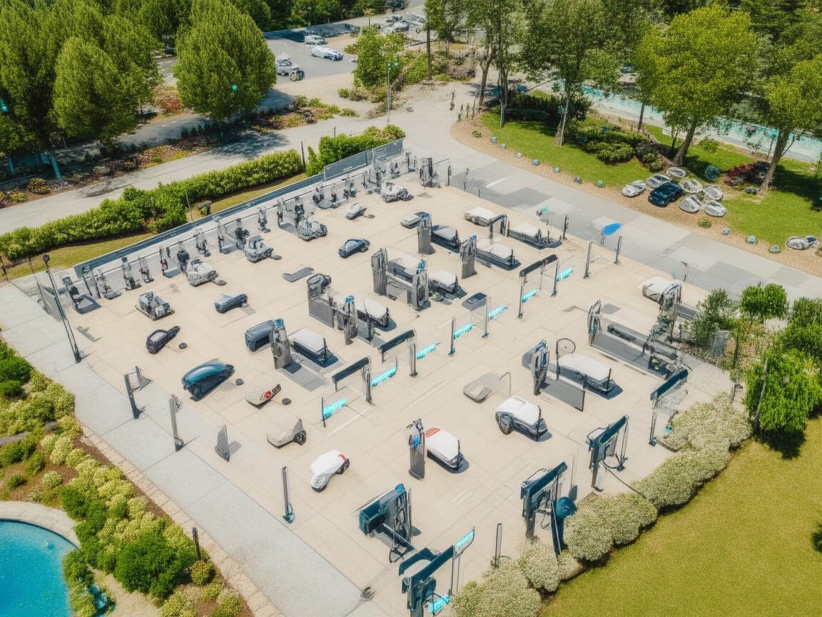 无人机视角下的电动汽车充电站布局 无人机视角下的电动汽车充电站布局